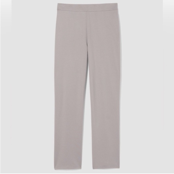 EILEEN FISHER Washable Flex Ponte Straight Ankle Length...